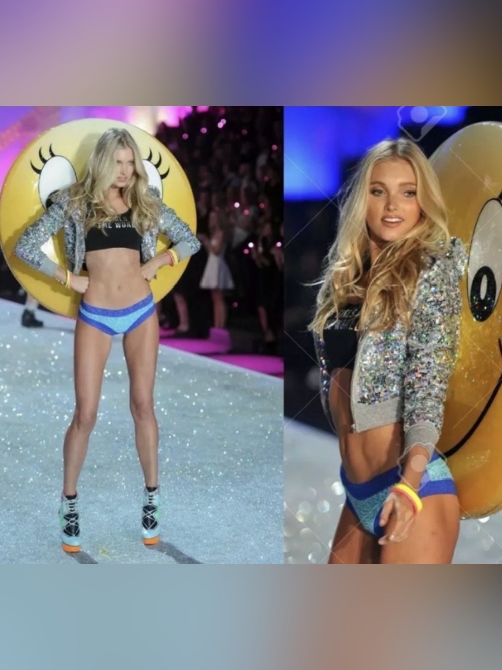 Pink Victorias Secret Sequin Hoodie Fashion Show 2013 - Picture 13 of 14